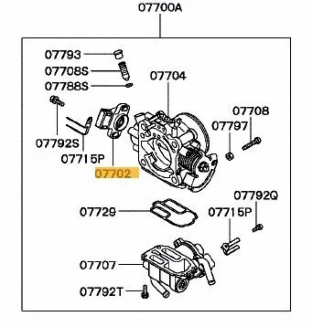 Mitsubishi Throttle Position Sensore TPS Evo 7/8/9 Mitsubishi