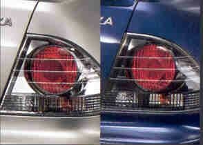 Rear tail light black