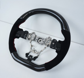 Carbon Alcantara Steering Wheel Subaru STI Levorg 15/21