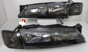 JDM Black Headlights Nissan Silvia S14 S2 96-98