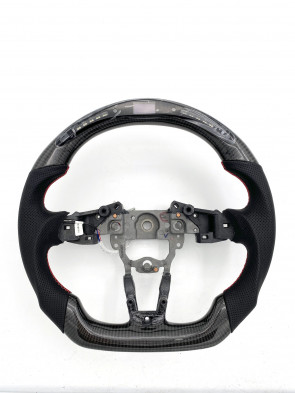 Carbon Leather Steering Wheel Led Screen