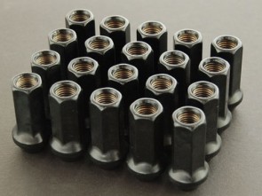 Radmutter Schwarz M12x1.5  Extended Work