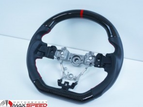 Steering Wheel Carbon Leather  Subaru WRX STI + Leverg 2015/19