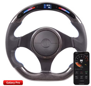 Carbon Steering Wheel Digital Mitsubishi EVO 8/9