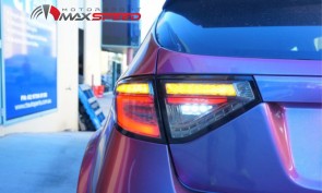 Clear Red Bar Led Tail Light Subaru GR 08/14