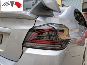 New Full Led Rear Tail Light Black
