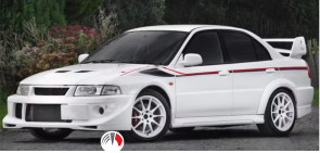 Mitsubishi Lancer Evo6 Rallyart Decor 