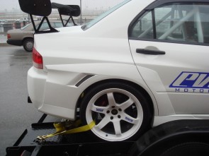 Voltex Rear Fender Track Version GFK Mitsubishi EVO 7-9