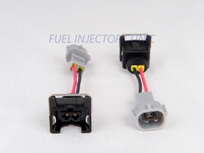 Fuel Injector Clinic Set of 4 Jetronic/EV1 Female to Denso Male Injector Plug Adapters