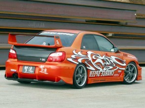 CHARGESPEED REAR BUMPER WRX/STI KUOKI