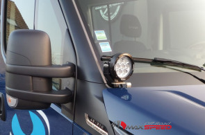 Zusatzscheinwerfer Hauben Halterung für Iveco Daily 