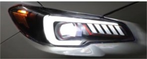 LED Scheinwerfer schwarz  STI 2015/17