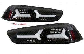 Black 3D Tail Light V2 Led Mitsubishi Evoluzion X 07-18  