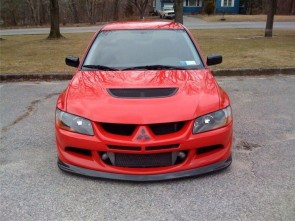 Mitsubishi Evo 8 Carbon  Frontspoilerlipp