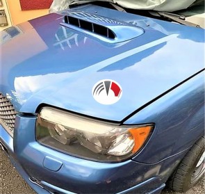 Carbon Large Hood scoop Forester SG