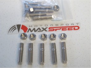 Manifold Bolt M10X1.25 Kollektor Stehbolzen Chromstahl 