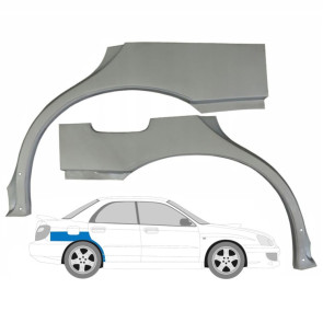 Subaru Impreza GD 2000-2007 Radlauf Reparaturblech / Satz