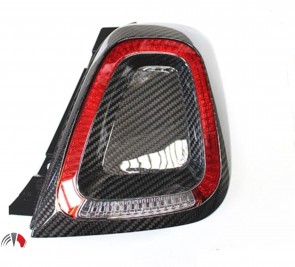 Carbon Tail Light Cover 500 Abarth 595