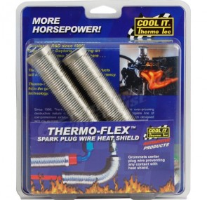 THERMO-TEC THERMO-FLEX 2 PIECE PLUG WIRE HEAT SHIELD 