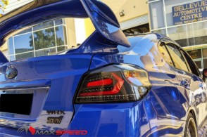 Black Red Bar V5 Full Led Tail Light Subaru STI 2015/20