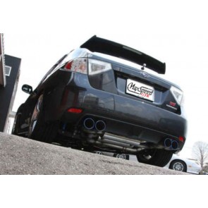 EXHAUST MAXSPEED SUBARU STI 08-12  Hatchback GTR