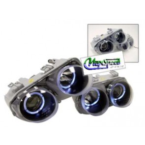 HEADLIGHT BLACK INTEGRA