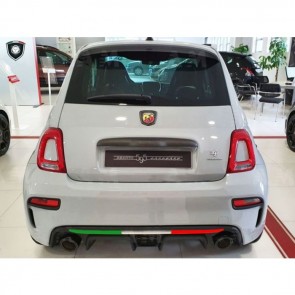 ABARTH restyling tricolour rear splitter