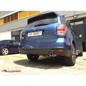 Maxspeed Exhaust  Forester SJ  2014/18