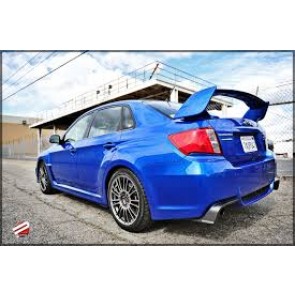 JDM Dry Carbon Fiber Exhaust Shroud 11-14 WRX STi