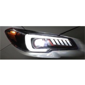 LED Scheinwerfer schwarz  STI 2015/17