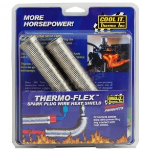 THERMO-TEC THERMO-FLEX 2 PIECE PLUG WIRE HEAT SHIELD 
